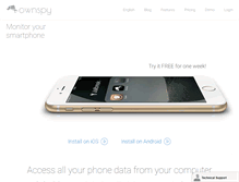 Tablet Screenshot of ownspy.com